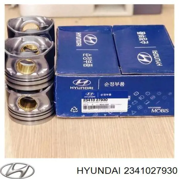 2341027930 Hyundai/Kia поршень з пальцем без кілець, std