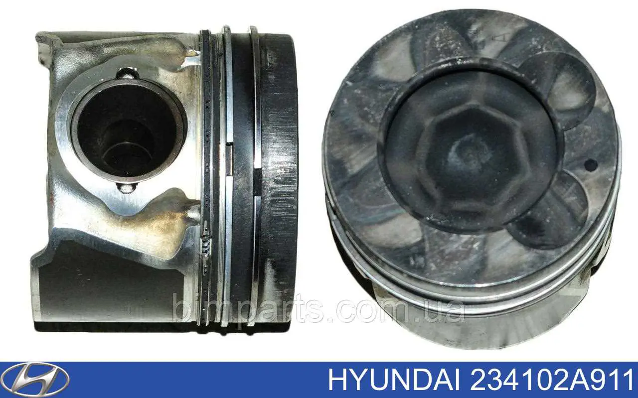 Поршень з пальцем без кілець, STD Hyundai Matrix (FC) (Хендай Матрікс)
