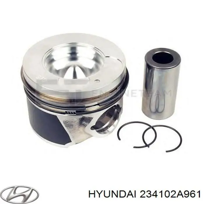 Поршень без кілець Hyundai/Kia 234102A963 ціна, від 76.66 USD