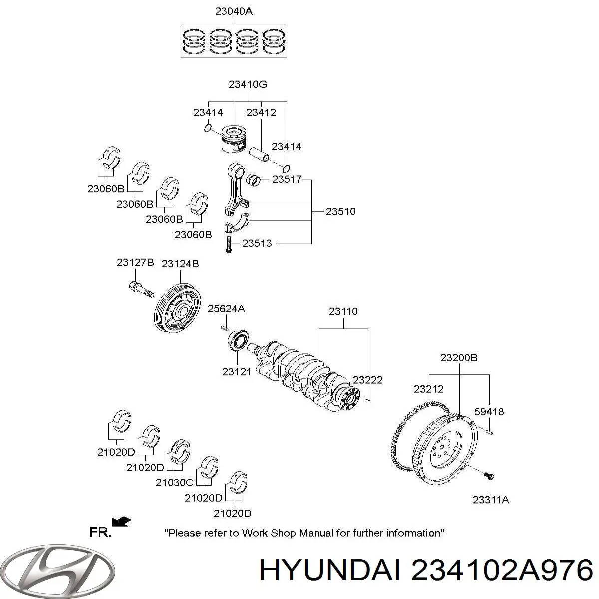  234102A976 Hyundai/Kia