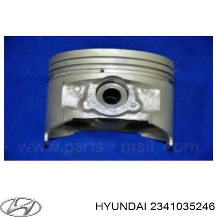 Поршень в комплекті на 1 циліндр, STD Hyundai/Kia 2341035246 ціна, від 15.58 USD