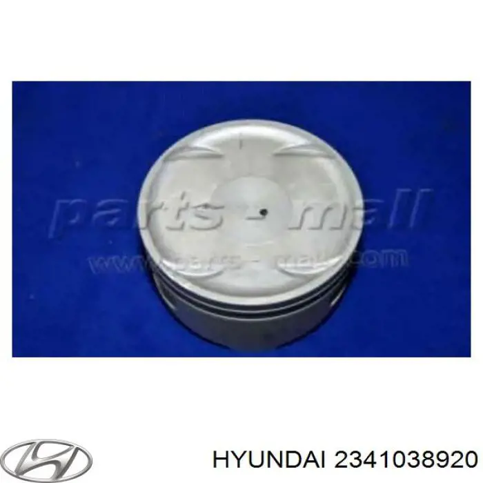 2341038920 Hyundai/Kia поршень з пальцем без кілець, 1-й ремонт (+0,25)