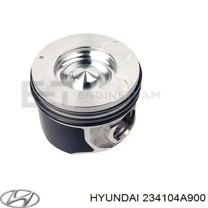 Поршень з пальцем без кілець, STD 234104A900 Hyundai/Kia