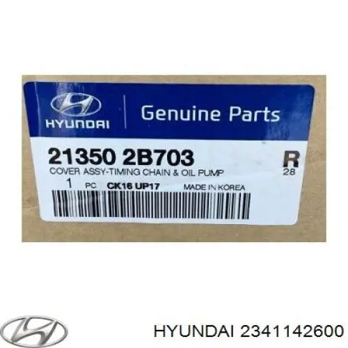  Hyundai/Kia 2341142600 ціна, від 50.28 USD