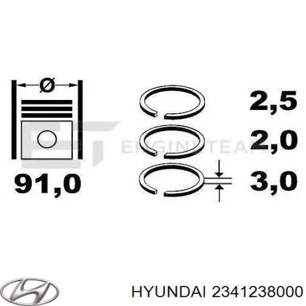  2341238000 Hyundai/Kia