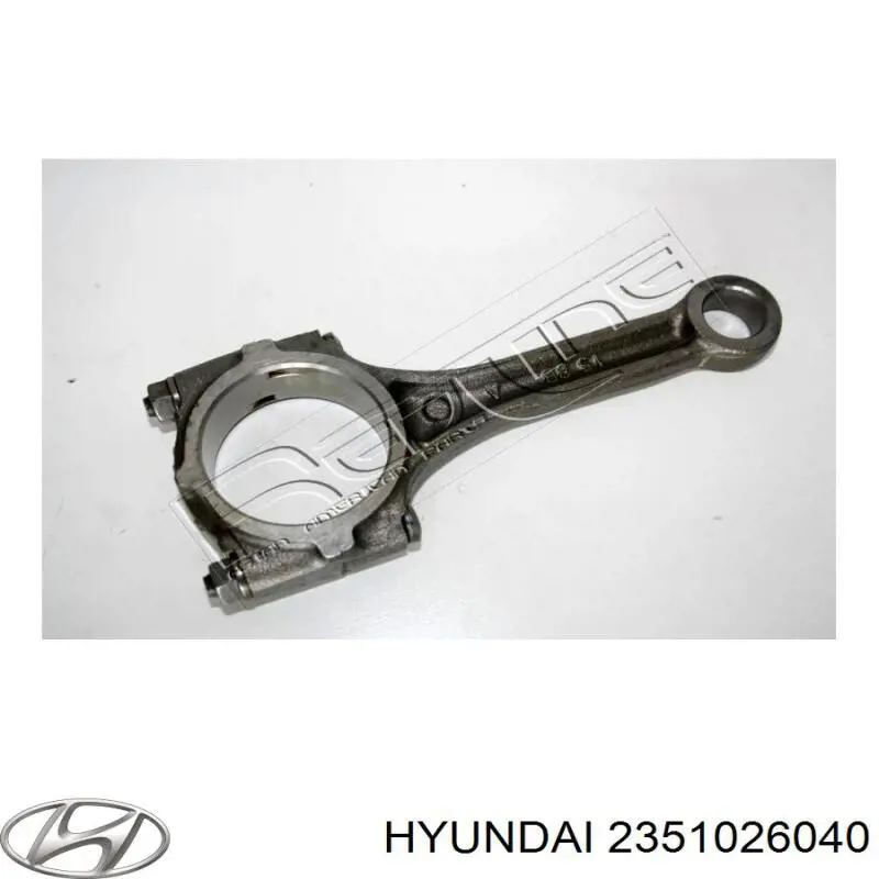 Шатун поршня ДВЗ Hyundai/Kia 2351026040 ціна, від 24.86 USD