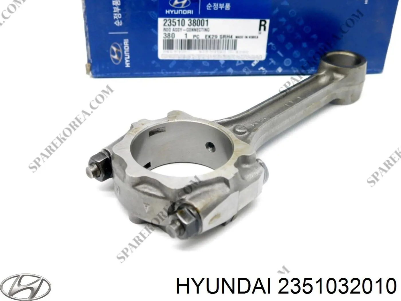 Шатун поршня ДВЗ Hyundai/Kia 2351032004 ціна, від 26.81 USD