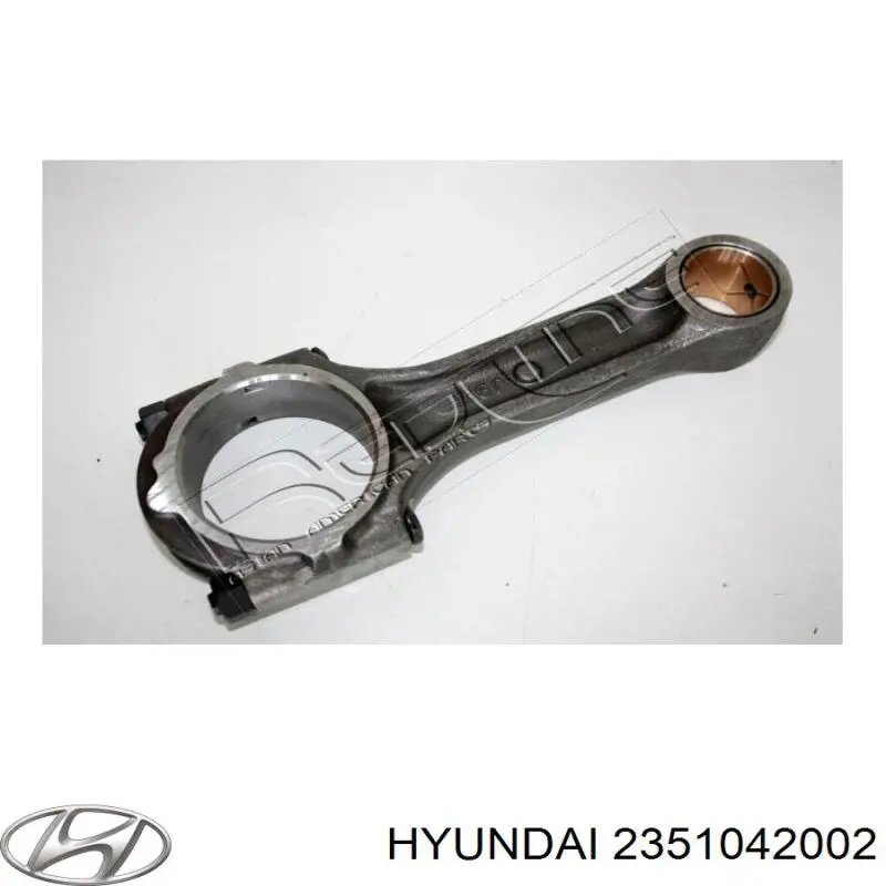 Шатун поршня ДВЗ Hyundai/Kia 2351042002 ціна, від 42.11 USD