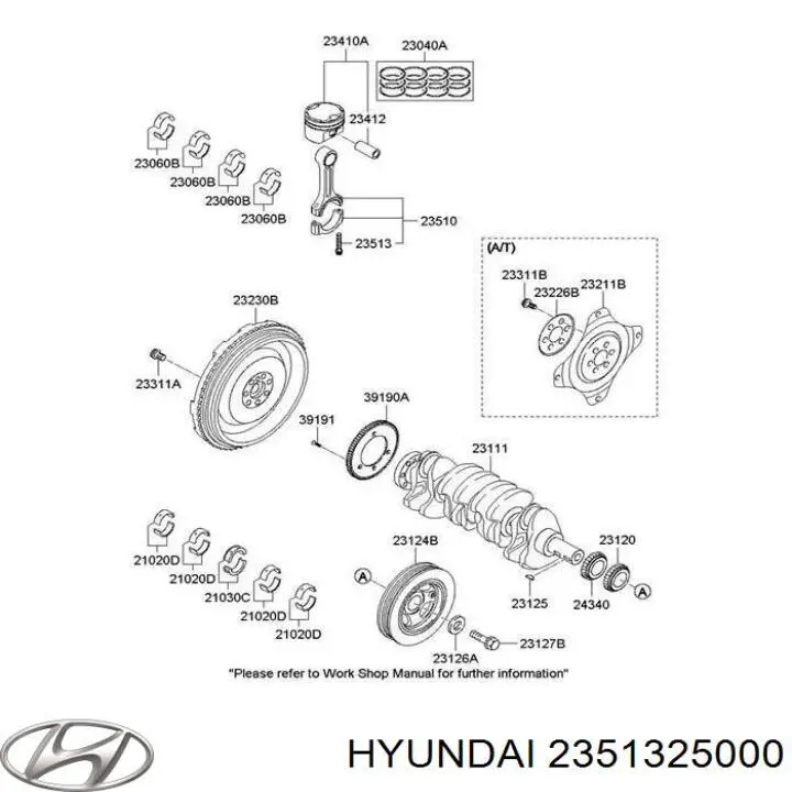 Болт шатуна Hyundai/Kia 2351325000 ціна, від 5.06 USD