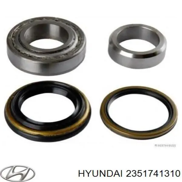 2351741310 Hyundai/Kia Втулка верхньої головки шатуна