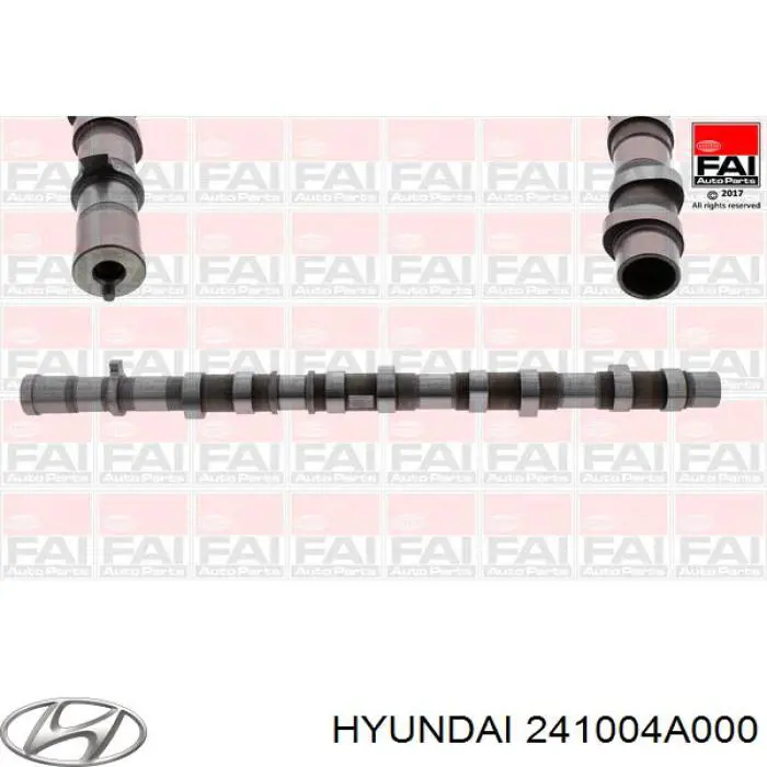 Розподільний вал двигуна лівий Hyundai/Kia 241004A000 ціна, від 29.14 USD