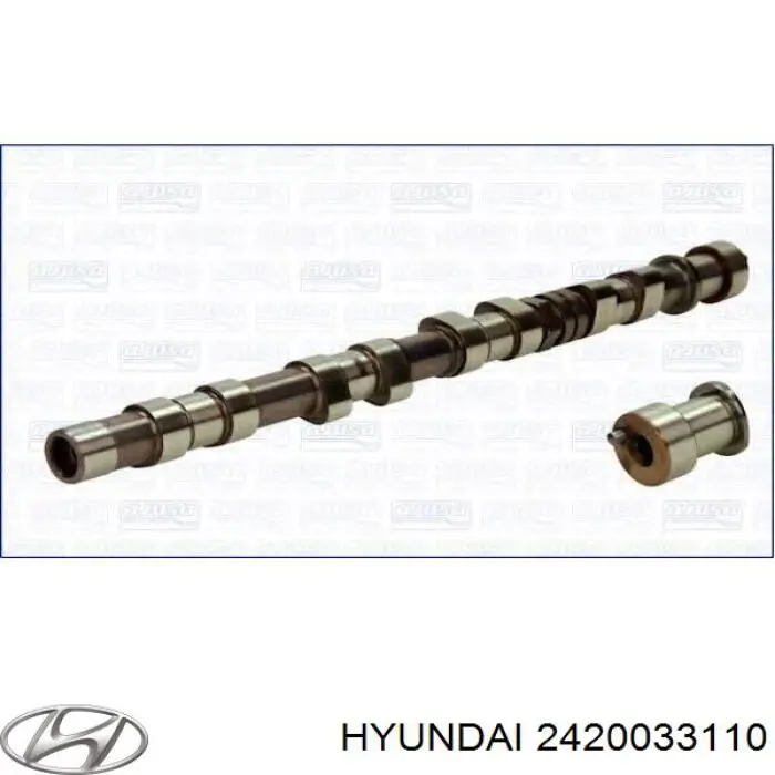Розподільний вал двигуна випускний на Hyundai Sonata 