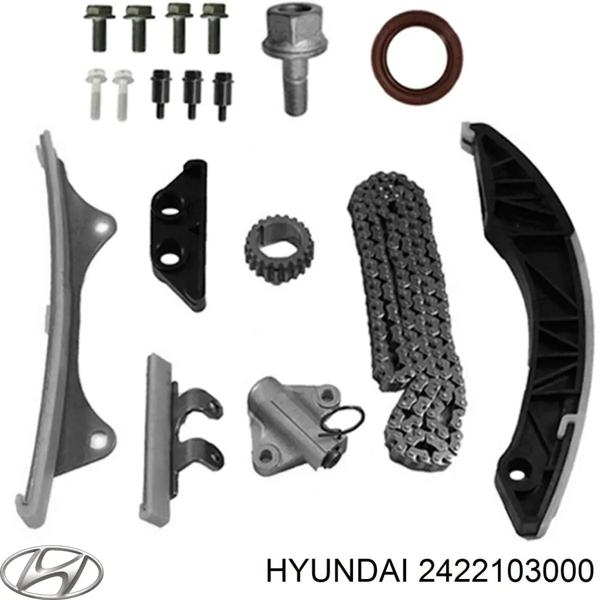 Зірка-шестерня розподільного валу двигуна,випускного Hyundai/Kia 2422103000 ціна, від 42.18 USD