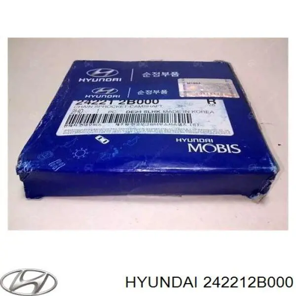 Купити 242212B000 Hyundai/Kia Зірка-шестерня розподільного валу двигуна,випускного