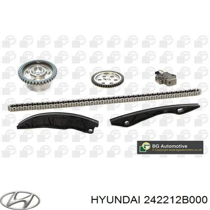 Зірка-шестерня розподільного валу двигуна,випускного 242212B000 Hyundai/Kia