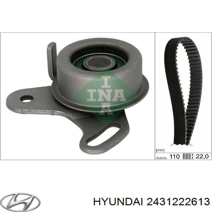 Ремінь ГРМ 2431222613 Hyundai/Kia
