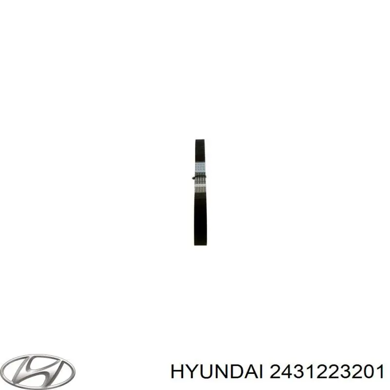 Ремінь ГРМ 2431223201 Hyundai/Kia
