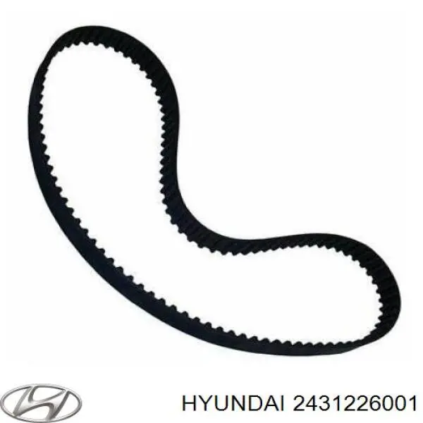 Купити 2431226001 Hyundai/Kia Ремінь газорозподільного механізму