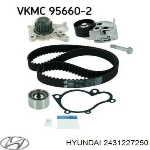 Ремінь ГРМ 2431227250 Hyundai/Kia