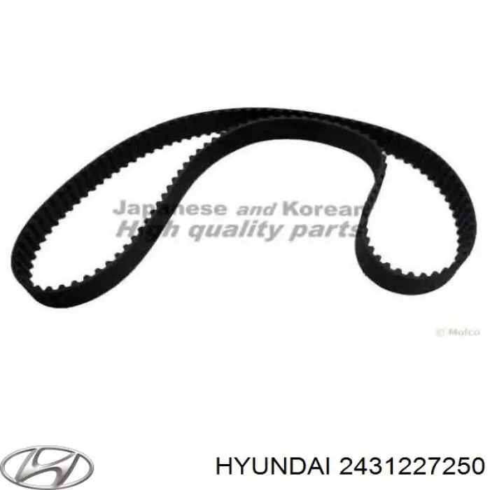 Купити 2431227250 Hyundai/Kia Ремінь газорозподільного механізму