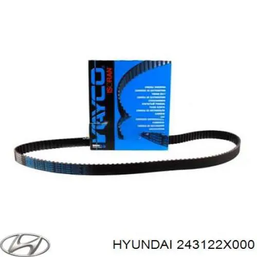 243122X000 Hyundai/Kia Ремінь двигуна