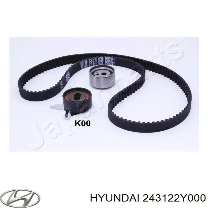 Ремінь ГРМ 243122Y000 Hyundai/Kia