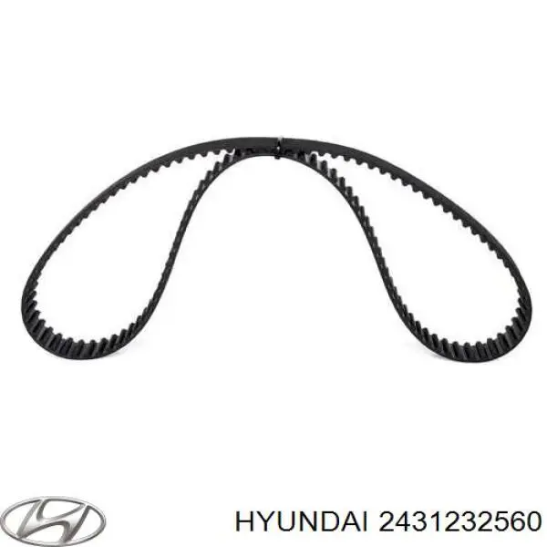 Купити 2431232560 Hyundai/Kia Ремінь газорозподільного механізму