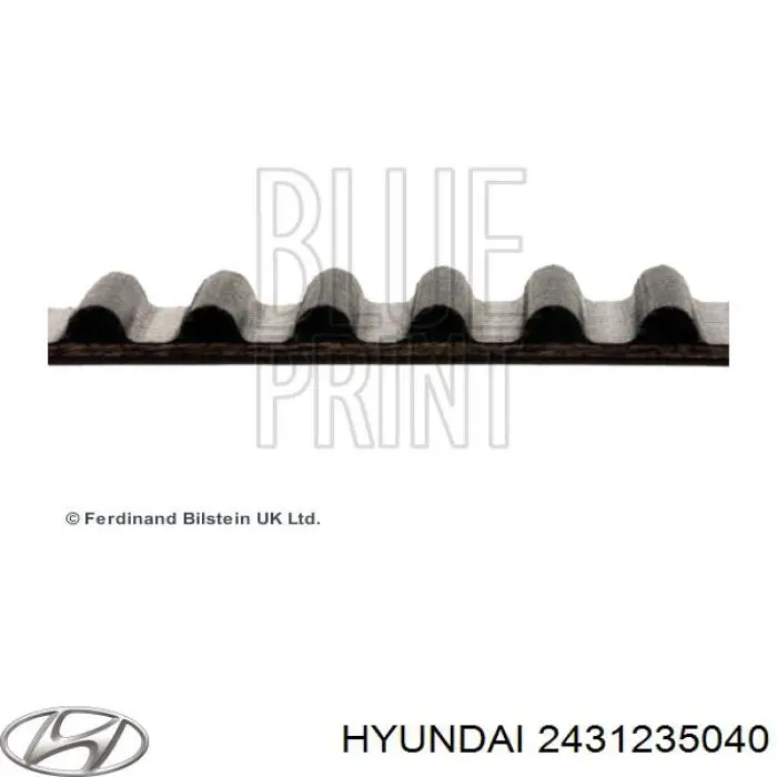 Купити 2431235040 Hyundai/Kia Ремінь газорозподільного механізму