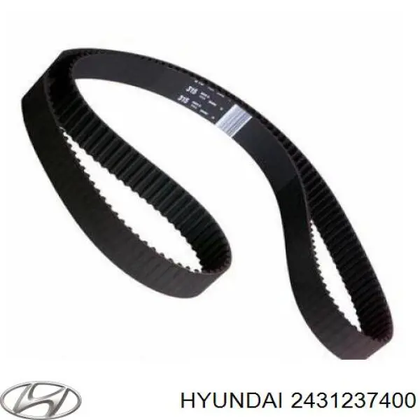 2431237400 Hyundai/Kia Ремінь двигуна