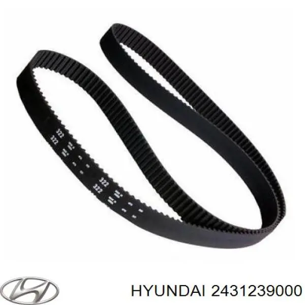 Купити 2431239000 Hyundai/Kia Ремінь газорозподільного механізму