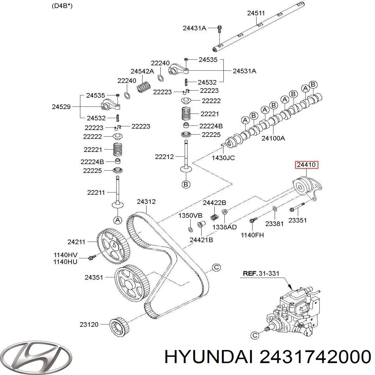 2431742000 Hyundai/Kia 