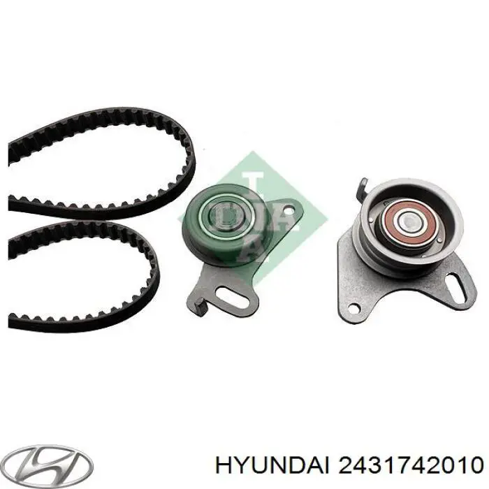 2431742010 Hyundai/Kia ролик натягувача ременя грм