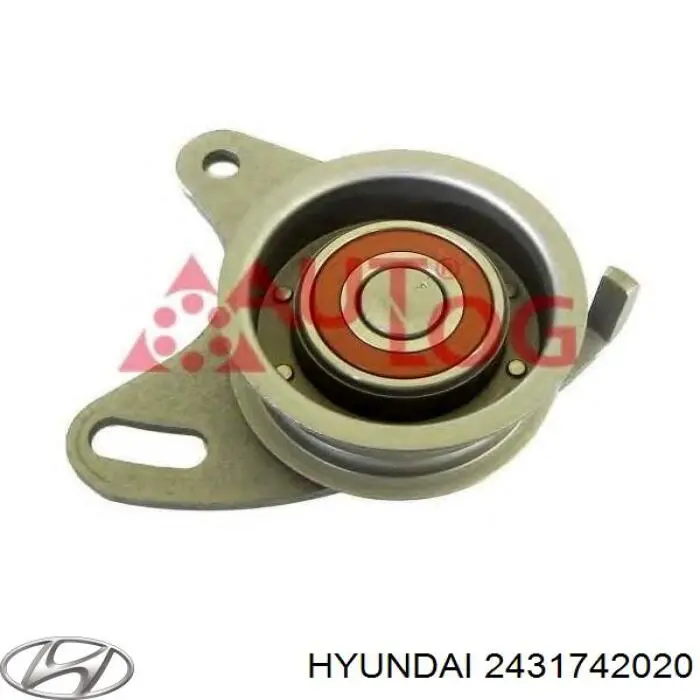 Ролик натяжителя ременя газорозподілу Hyundai/Kia 2431742020 ціна, від 19.64 USD