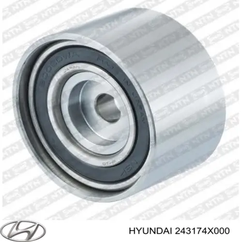 Ролик паразитний ГРМ 243174X000 Hyundai/Kia
