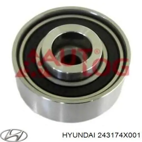 Ролик ременя ГРМ, паразитний Hyundai/Kia 243174X001 ціна, від 18.10 USD