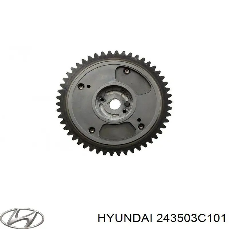 Зірка-шестерня розподільного валу двигуна, впускного 243503CAB0 Hyundai/Kia
