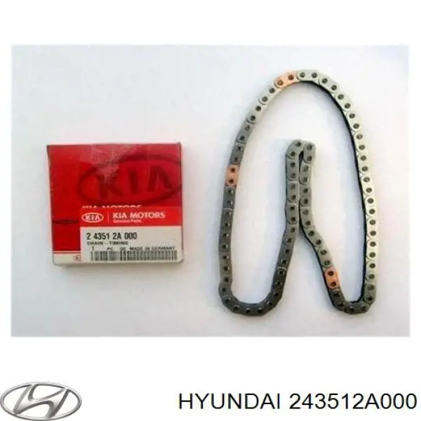 Купити 243512A000 Hyundai/Kia Ланцюг ГРМ, розподілвала
