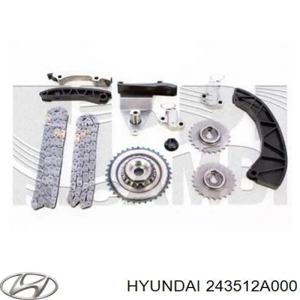 Ланцюг ГРМ, розподілвала Hyundai I10 (PA) (Хендай Ай 10)