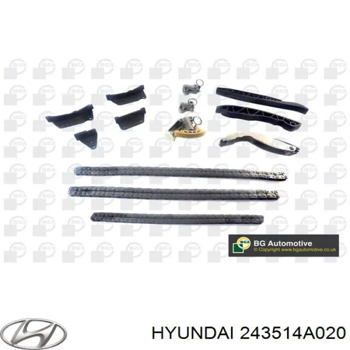 ADG07370 Blue Print Ланцюг ГРМ, верхня