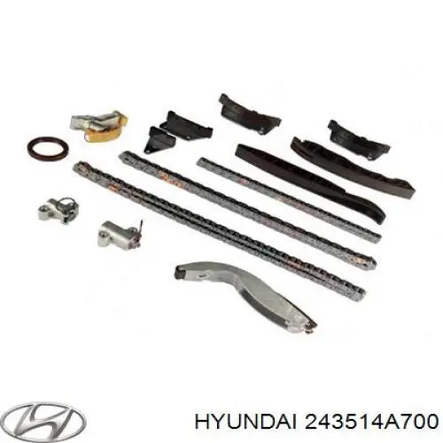 Купити 243514A700 Hyundai/Kia Ланцюг ГРМ, розподілвала