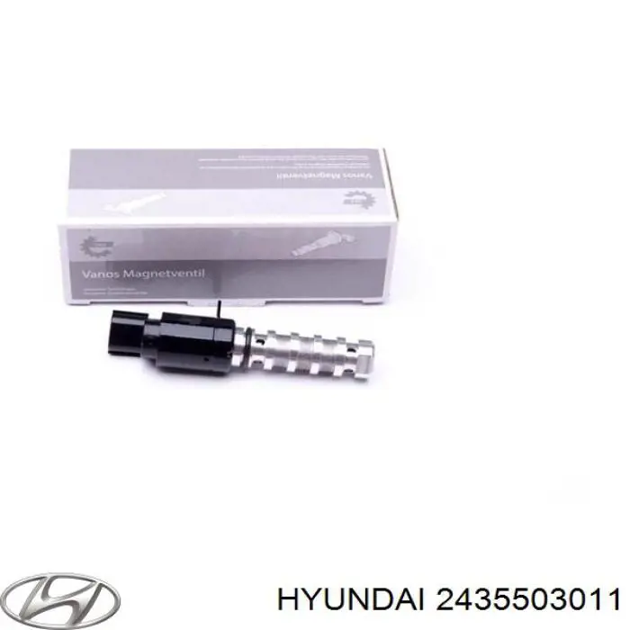 Клапан електромагнітний положення (фаз) розподільного валу, лівий Hyundai I10 (PA) (Хендай Ай 10)