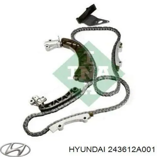 Купити 243612A001 Hyundai/Kia Ланцюг ГРМ, нижня