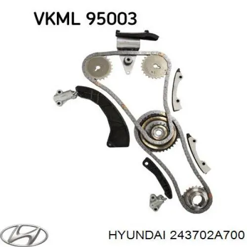 243702A700 Hyundai/Kia натягувач ланцюга грм