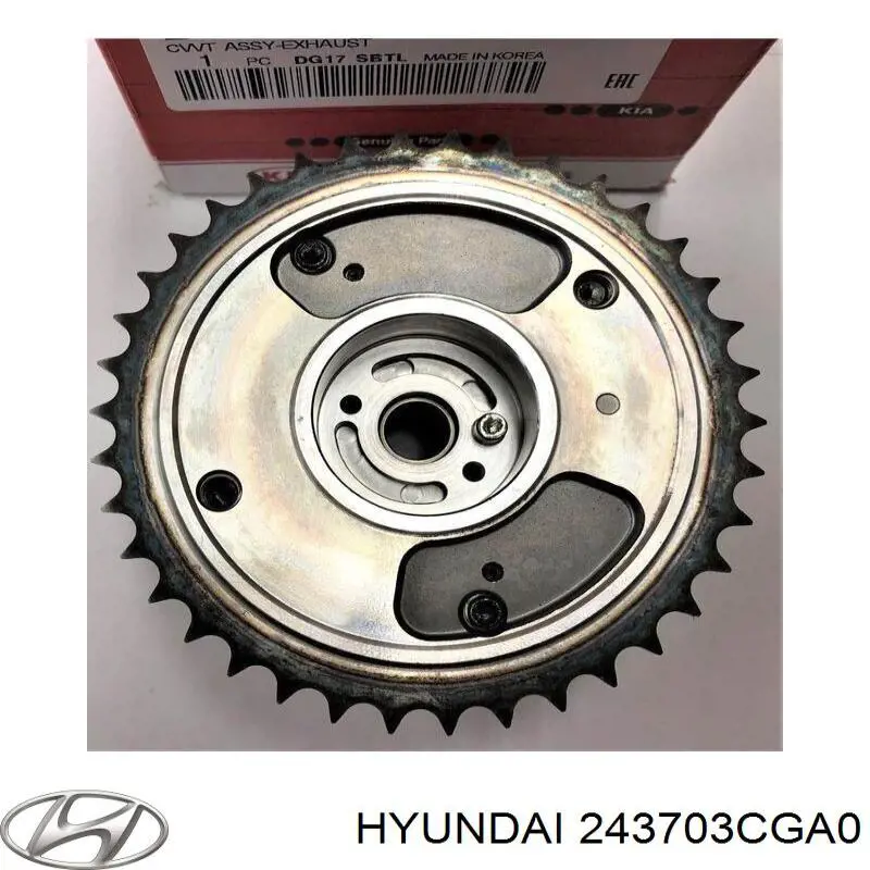 Зірка-шестерня розподільного валу двигуна,випускного Hyundai/Kia 243703CGA0 ціна, від 71.96 USD