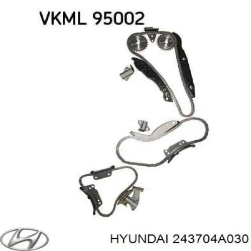 Натягувач ланцюга ПНВТ 243704A030ZUHY Zuiko