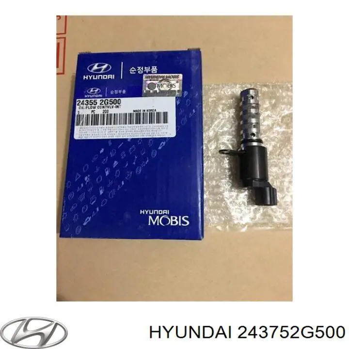 Клапан електромагнітний положення (фаз) розподільного валу Hyundai Ix35 (LM) (Хендай Ix35)
