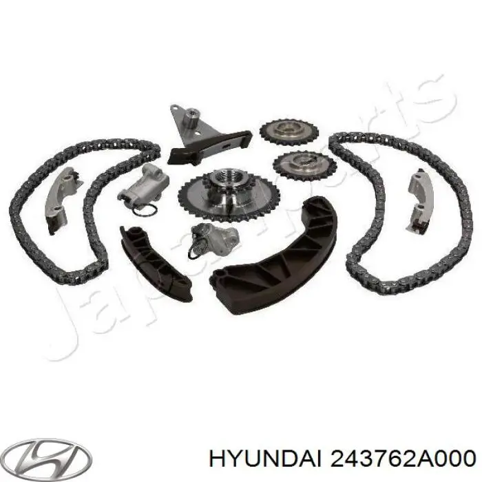 Черевик натягувача ланцюга ПНВТ Hyundai/Kia 243762A000 ціна, від 4.99 USD