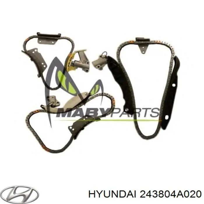 243804A020 Hyundai/Kia натягувач ланцюга грм
