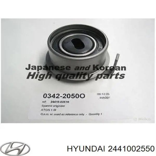 2441002550 Hyundai/Kia ролик натягувача ременя грм