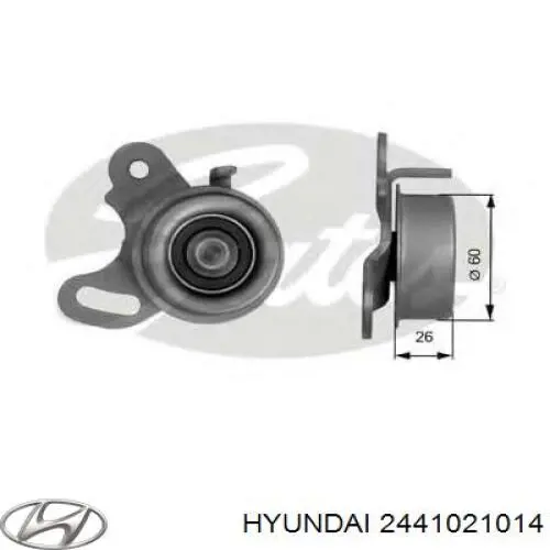 2441021014 Hyundai/Kia Ролик натягувач